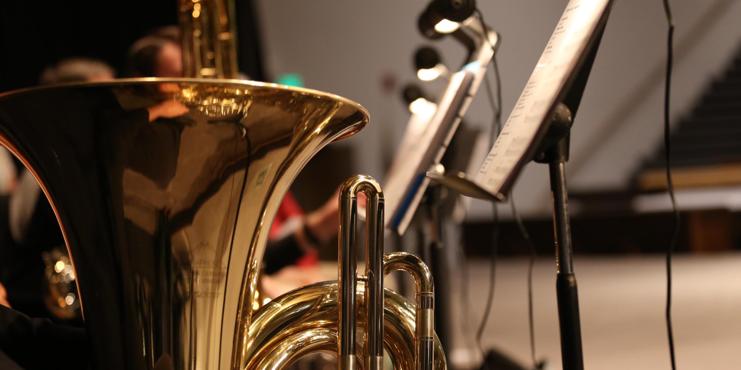 Tuba | © Brian Matangelo Detailbild einer Tuba | © Brian Matangelo